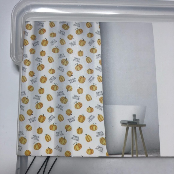 Rae Dunn Bath Rae Dunn Pumpkin Everything Shower Curtain Liner